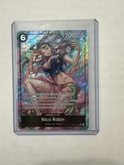 Bandai One Piece CCG Nico Robin OP12-087 Alt Art Foil SR7000 Legacy Set - Image 1