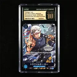 CGC 10 PRISTINE 2022 One Piece JPN Trafalgar Law ST03-008 C - Image 1