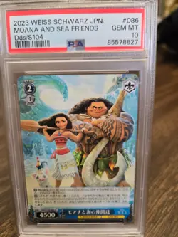 2023 Weiss Schwarz JPN Moana And Sea Friends PSA 10 Gem MT #86 - Image 1