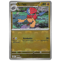Archen (Master Ball Pattern) 050/086 SV White Flare Pokemon Holo - Image 1