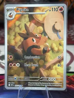 Pignite 097/086 Pokemon SV: White Flare NM Pokemon TCG Card English Near Mint - Image 1