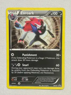 Zoroark BW19 Promo BW Black Star Promos Pokemon Moderately Played - Image 1