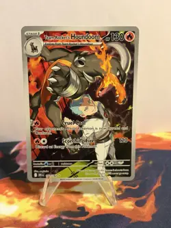 Pokemon TCG Team Rockets Houndoom Illustration Rare 191/182 Destined Rivals - Image 2