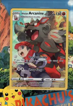 Pokemon TCG Hisuian Arcanine TG08/TG30 Lost Origins Trainer Gallery Holo NM/M - Image 1