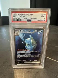 2023 Pokemon Sv: Blastoise ex 200/165 Special Illustration Rare Holo PSA 9 - Image 1