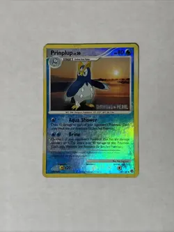 2007 Pokemon, Diamond & Pearl BK, #58/130 Prinplup Lv. 20, Reverse Holo UC (c) - Image 1