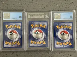 Pokemon Base Set 2 - Charizard (BGS 9) /Blastoise & Venusaur (CGC 9) - Trio Big3 - Image 2