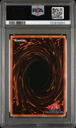 2001 YU-GI-OH! JPN LABYRINTH OF NIGHTMARE #LN53 DARK MAGICIAN PSA 8 - Image 2