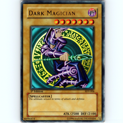 Yugioh Dark Magician SDY-006 1st Edition Ultra Rare Holo Asian English - MP 💎 - Image 1