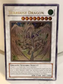 Yugioh Stardust Dragon TDGS-EN040 Ultimate Rare VLP Unlimited - Image 1