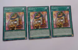 Playset: 3x Jackpot 7 PRIO-EN068 (Common, 1st Edition, Near Mint / NM) Yugioh - Image 1