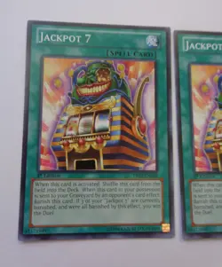 Playset: 3x Jackpot 7 PRIO-EN068 (Common, 1st Edition, Near Mint / NM) Yugioh - Image 3