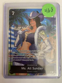 One Piece MS. ALL SUNDAY OP14-084 SR Alt Art - English - The Azure Sea’s Seven - Image 3