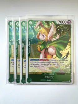 Carrot EB03-013 x4 PLAYSET Extra Booster: One Piece Heroines Edition Foil - Image 1