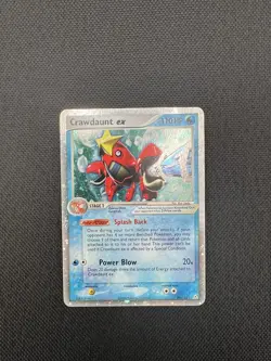 Pokemon Crawdaunt ex 99/110 Holon Phantoms Holo Card - LP - Image 1