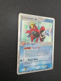 Pokemon Crawdaunt ex 99/110 Holon Phantoms Holo Card - LP - Image 2