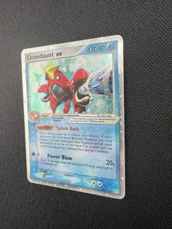 Pokemon Crawdaunt ex 99/110 Holon Phantoms Holo Card - LP - Image 3