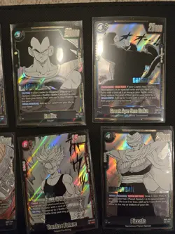 9 Card LOT SR Fusion World Manga Booster NM Goku Trunks Dragon Ball - Image 4