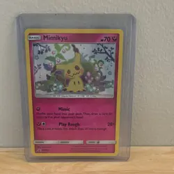 Pokemon TCG Mimikyu SM163 SM-P Sun & Moon Promo Holo Basic 70 HP Card Stock - Image 1