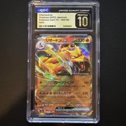 Charizard ex 006/165 Sv2a: Pokemon Card 151 Holo (Japanese) CGC Pristine 10 - Image 1