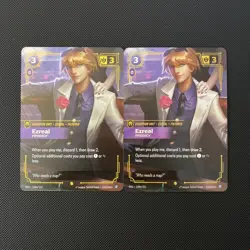 Riftbound Ezreal Prodigy Champion Unit Alt Art Card 149a/221 x 2 - Image 1