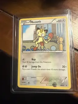 Meowth BW35 Black White Promos Regular Card - Image 1
