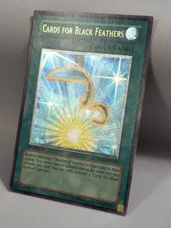 YuGiOh TCG Card for Black Feathers Ultimate Rare TSHD-EN046 2010 1st Edition LP - Image 2