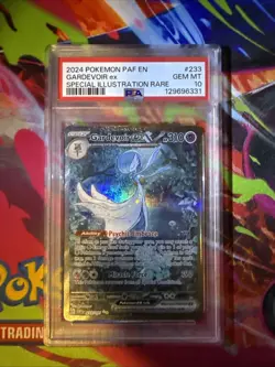 Pokemon TCG Gardevoir EX Special Illustration Paldean Fates Card 233/091 PSA 10 - Image 1