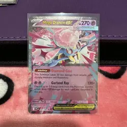 Pokemon Mega Diancie EX Holo Card 041/094 Fairy 270HP Phantasmal Flames English - Image 1