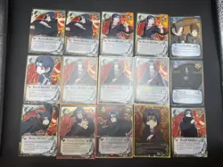 Original Vintage Naruto CCG TCG Itachi Uchiha Card Lot Super Rare Foil - Image 1