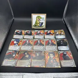 Original Vintage Naruto CCG TCG Itachi Uchiha Card Lot Super Rare Foil - Image 2