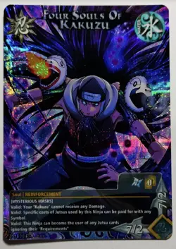 Carte Naruto CCG Collectible Card Game Foil neuf Prism 307 - Image 1