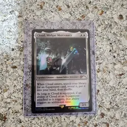 Cloud, Midgar Mercenary Unique and Miscellaneous Promos Foil MTG - Image 1