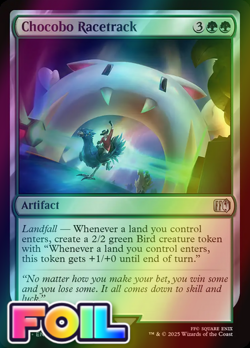 x1 Chocobo Racetrack FOIL FIN Final Fantasy MTG 179 M/NM 1x - Image 1