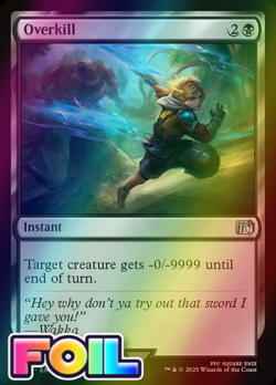 x1 Overkill FOIL FIN Final Fantasy MTG 109 M/NM 1x - Image 1