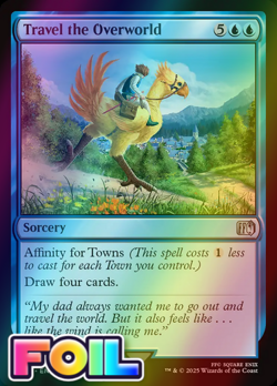 x1 Travel the Overworld FOIL FIN Final Fantasy MTG 82 M/NM 1x - Image 1