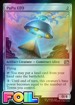 x1 PuPu UFO FOIL FIN Final Fantasy MTG 266 M/NM 1x - Image 1