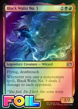x1 Black Waltz No. 3 FOIL FIN Final Fantasy MTG 214 M/NM 1x - Image 1