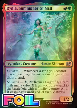 x1 Rydia, Summoner of Mist FOIL FIN Final Fantasy MTG 239 M/NM 1x - Image 1
