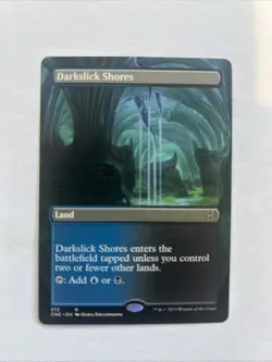 Darkslick Shores (Borderless) Phyrexia: All Will Be One Regular - Image 1