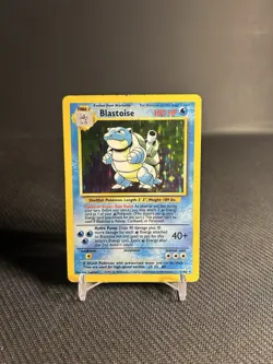 Pokemon TCG Blastoise 2/102 Base Set Holo MP - Image 1