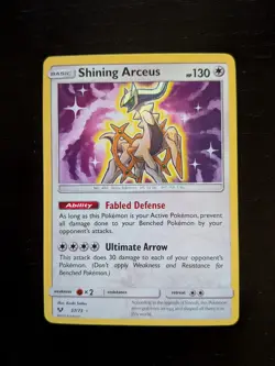 Shinging Arceus Holo Shining Legends 57/73 Pokemon NM Near Mint - Image 1