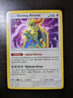 Shinging Arceus Holo Shining Legends 57/73 Pokemon NM Near Mint - Image 3
