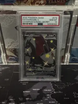 2020 Pokemon Sword & Shield Champion's Path Shiny Charizard V #079 PSA10 ✨💎 - Image 1