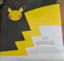 Pokemon TCG - Celebrations Elite Trainer Box [POKEMON CENTER] - NEW/Factory SEAL - Image 1