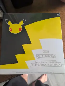 Pokemon TCG - Celebrations Elite Trainer Box [POKEMON CENTER] - NEW/Factory SEAL - Image 2