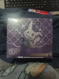 Nintendo Pokemon TCG Scarlet & Violet Paldean Fates Elite Trainer Box - 9 Packs 820650856181 - Image 1