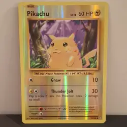 Pikachu - 35/108 - Common - Reverse Holo English Pokemon XY Evolutions - Image 1