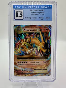 2016 Pokemon XY Evolutions M Charizard EX CGC 8.5 - Image 1
