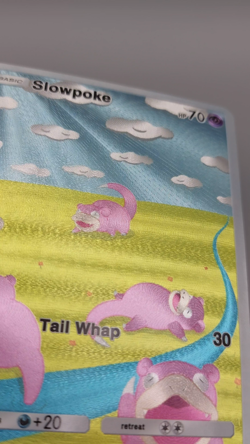 Slowpoke Pokemon Pocket TCG 'CUSTOM' Full Art Shiny Textured Fan Made - Image 2